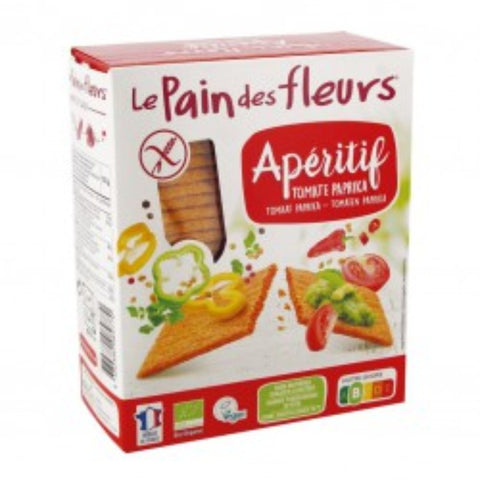 Comprar online CRACKER TOMATE PAPRIKA APERITIF LE PAIN DES F.150G de LE PAIN DES FLEURS. Imagen 1