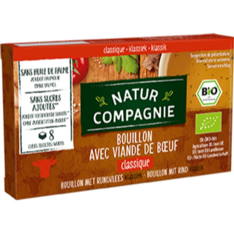 Comprar online CALDO DE TERNERA PASTILLAS BIO 80 gr de NATUR COMPAGNIE. Imagen 1