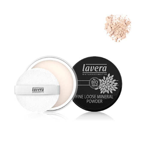 Comprar online MAQUILLAJE POLVO MINERAL FINO TRANSPARENTE 8 gr de LAVERA. Imagen 1