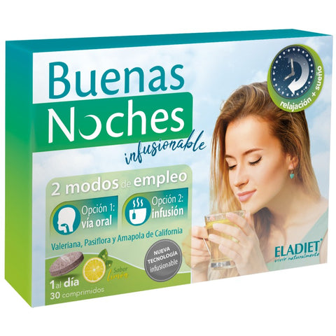 Comprar online BUENAS NOCHES INFUSIONABLE 30 Comp de ELADIET. Imagen 1