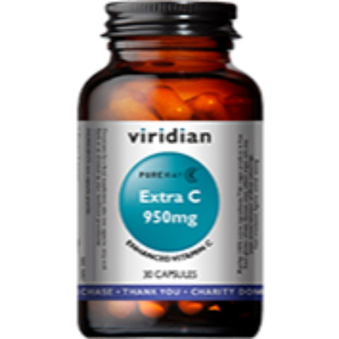 Comprar online VITAMINA EXTRA C 950 mg 30 Vcaps de VIRIDIAN. Imagen 1