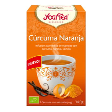 Comprar online YOGI TEA CURCUMA NARANJA 17 x 2 gr de YOGI TEA. Imagen 1