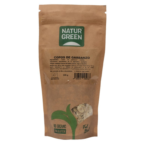 Comprar online NATURGREEN COPOS DE GARBANZO BIO 225 G de NATURGREEN. Imagen 1