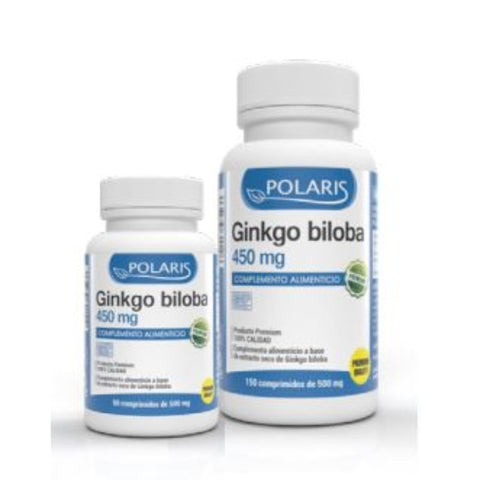 Comprar online GINKGO BILOBA 450 MG 150 COMP de POLARIS. Imagen 1