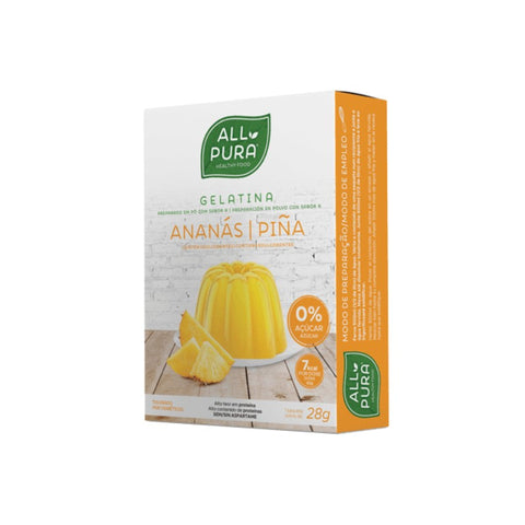 Comprar online GELATINA PIÑA ZERO 28 gr de DIETMED. Imagen 1