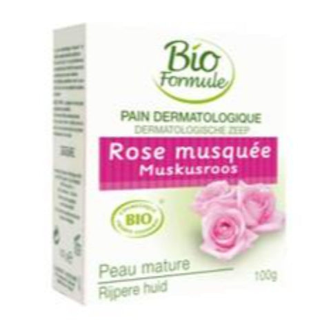 Comprar online PAIN DERMATOLOGICO ROSA MOSQUETA 100 gr BIO de BIO FORMULE. Imagen 1