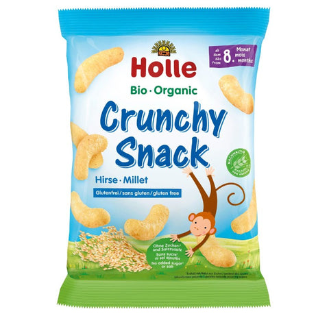 Comprar online SNACKS CRUJIENTES DE MIJO +8 MESES 25g de HOLLE. Imagen 1