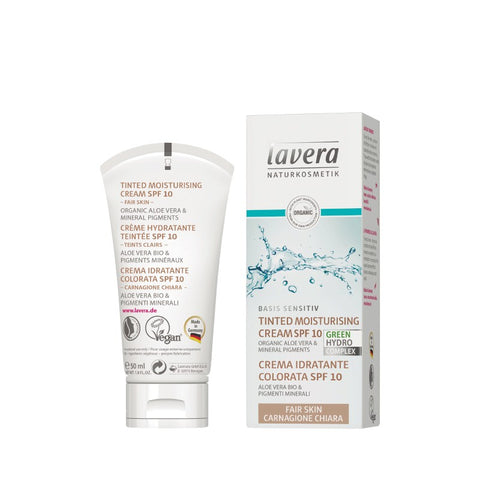 Comprar online CREMA DIA COLOR CLARO SPF10 50ml de LAVERA. Imagen 1