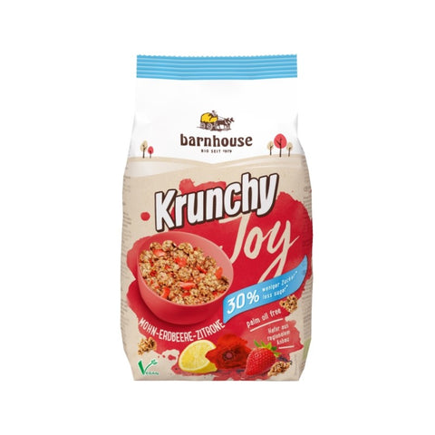 Comprar online MUESLI KRUNCHY JOY AMAPOLA FRESA-LIMON BH. 375G de BARNHOUSE. Imagen 1