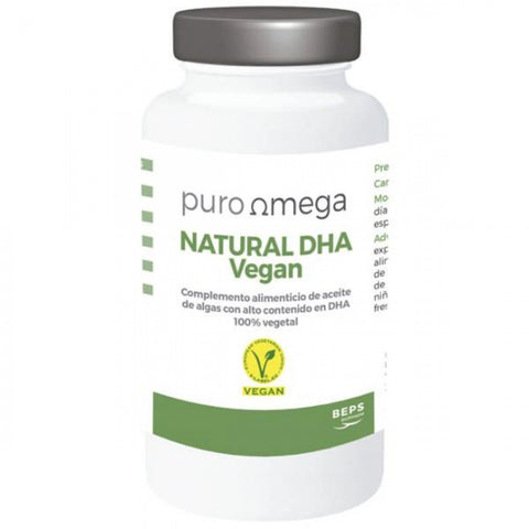 Comprar online NATURAL DHA VEGAN 60 PERLAS de PURO OMEGA. Imagen 1