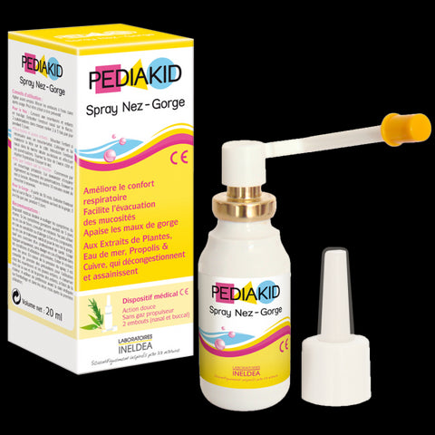 Comprar online PEDIAKID SPRAY NARIZ GARGANTA 20 ML de INELDEA. Imagen 1