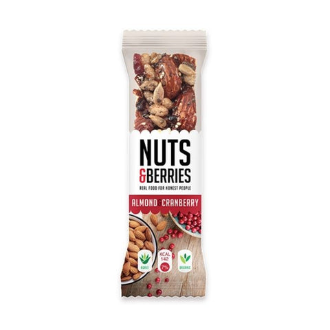 Comprar online BARRITA ALMENDRAS ARAND.NUTS&BERRIES 30G de NUTS&BERRI. Imagen 1
