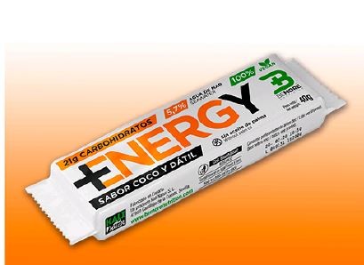 Comprar online BARRITA ENERGETICA COCO, DATIL Y AVENA 40 gr de BEMORE NUTRICION. Imagen 1