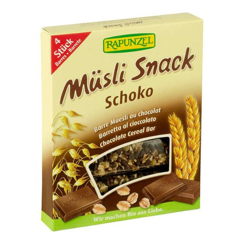 Comprar online BARRITA MUESLI CHOCOLATE RAPUNZEL 4X29G de RAPUNZEL. Imagen 1