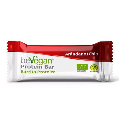 Comprar online BARRITA PROTEICA ARANDANO CHIA de BEVEGAN. Imagen 1