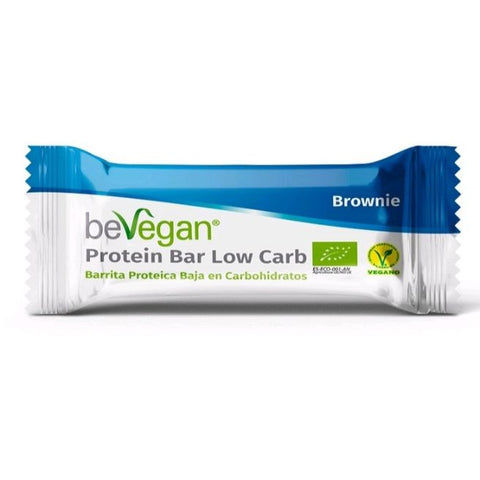 Comprar online BARRITA PROTEICA BAJA EN CARBOHIDRATOS BROWNIE de BEVEGAN. Imagen 1