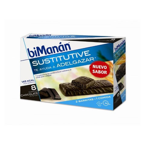 Comprar online BMN CAJA BARRITAS DE CHOCOLATE INTENSO 8 UNDS. de BIMANAN. Imagen 1