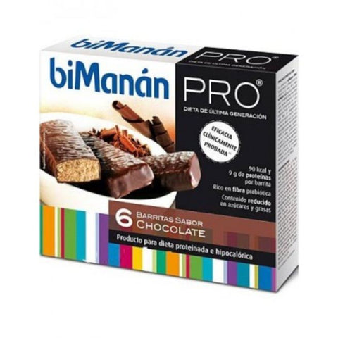 Comprar online BMN PRO BARRITA CHOCOLATE 6 Barritas de BIMANAN. Imagen 1
