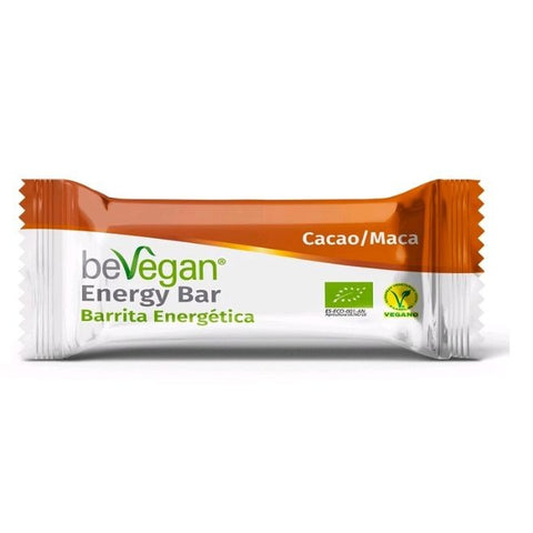 Comprar online CAJA 24 BARRITA ENERGETICA CACAO MACA de BEVEGAN. Imagen 1