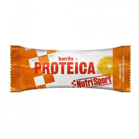 Comprar online CAJA BARRITA PROTEICA NARANJA 46 gr de NUTRISPORT. Imagen 1