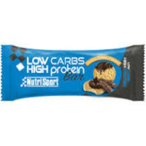 Comprar online CAJA BARRITAS LOW CARBS CHOCO GALLETA 16 BARRITAS de NUTRISPORT. Imagen 1