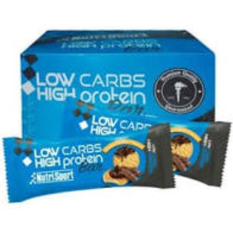 Comprar online CAJA BARRITAS LOW CARBS IRISH CR 60 gr 16 Barritas de NUTRISPORT. Imagen 1