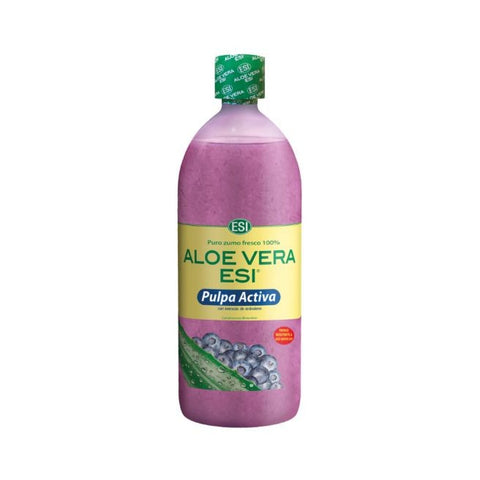 Comprar online ALOE VERA ZUMO PULPA ACTIVA MIRTILO 1000ML de TREPATDIET. Imagen 1
