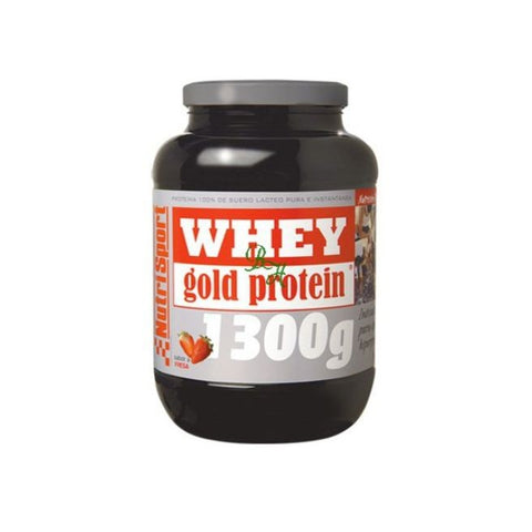 Comprar online GOLD PROTEIN FRESA 1300 gr de NUTRISPORT. Imagen 1