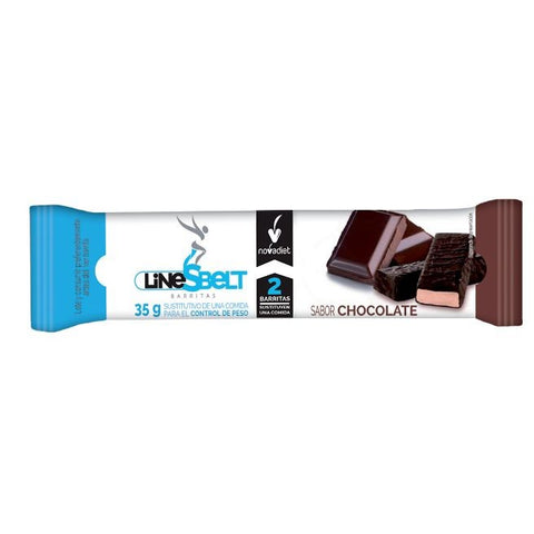 Comprar online LINE SBELT CHOCOLATE BARRITAS 35 G de NOVADIET. Imagen 1