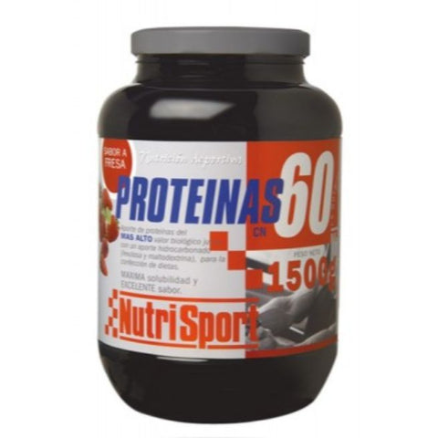 Comprar online PROTEINAS 60% FRESA 700 gr de NUTRISPORT. Imagen 1