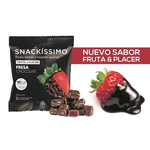 Comprar online SNACKISSIMO FRESA-CHOCOLATE 18 GRAMOS de FOODISSIMO. Imagen 1