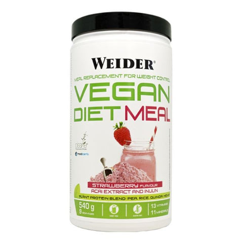 Comprar online VEGAN DIET MEALFRESA SUSTITUTO COMIDA 540 G de WEIDER. Imagen 1