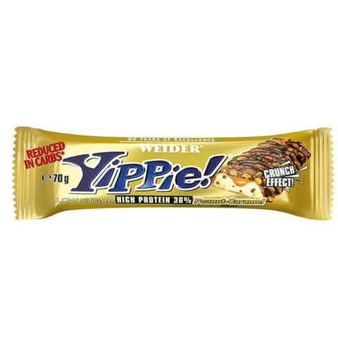 Comprar online YIPPIE BAR CACAHUETE-CARAMELO 70 G de WEIDER. Imagen 1