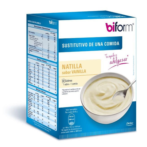 Comprar online BIFORM CREMA VAINILLA 6 Sobres ( NATILLAS) de BIFORM. Imagen 1