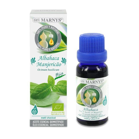 Comprar online ACEITE ESENCIAL ALIMENTARIO DE ALBAHACA BIO Estuch de MARNYS. Imagen 1
