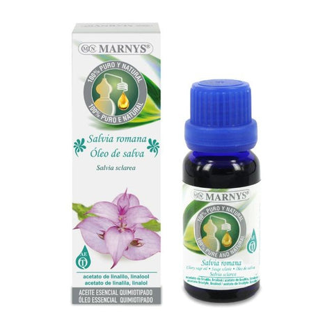 Comprar online ACEITE ESENCIAL ALIMENTARIO DE SALVIA ROMANA Estuc de MARNYS. Imagen 1