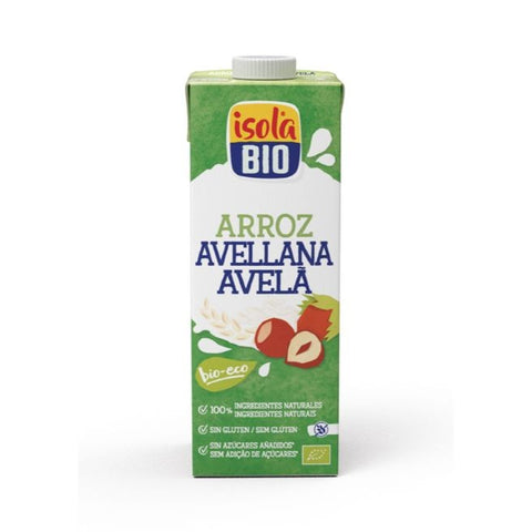 Comprar online BEBIDA DE ARROZ Y AVELLANAS BIO 1 Litro de ISOLA BIO. Imagen 1