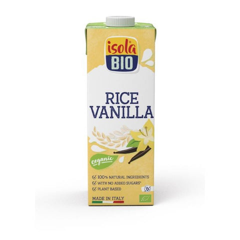 Comprar online BEBIDA DE ARROZ Y VAINILLA BIO 1 Litro de ISOLA BIO. Imagen 1