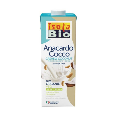 Comprar online BEBIDA DE COCO Y ANACARDO BIO 1 Litro de ISOLA BIO. Imagen 1