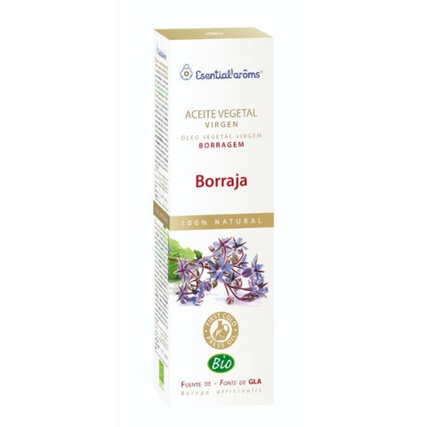 Comprar online ACEITE VEGETAL BORRAJA 100 ml de ESENTIAL AROMS. Imagen 1