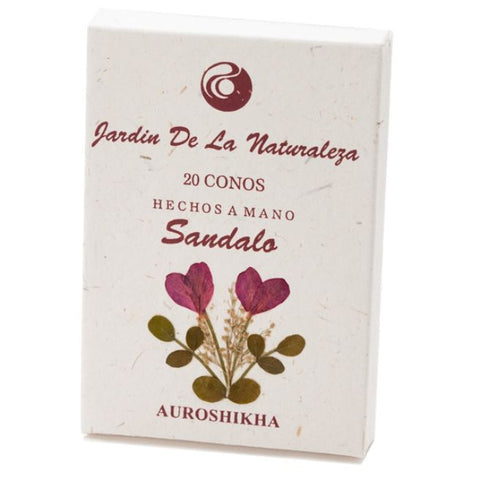 Comprar online CONOS JARDIN NATURALEZA FRAGANCIA SANDALO de AUROSHIKHA. Imagen 1