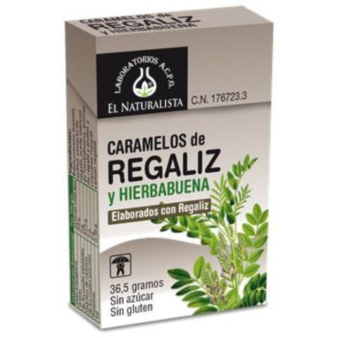 Comprar online CARAMELOS REGALIZ  20 Unidades de EL NATURALISTA. Imagen 1
