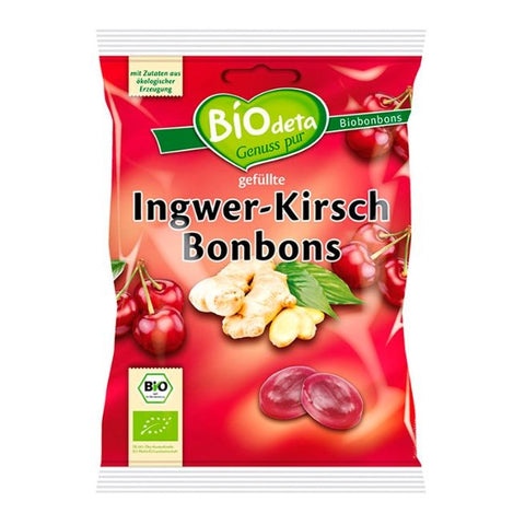 Comprar online CARAMELOS REL.JENGIB. CEREZA BIODETA 75G de BIODETA. Imagen 1