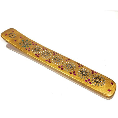 Comprar online INCENSARIO DORADO MOSAICO de RADHE SHYAM SPIRITUAL SKY. Imagen 1