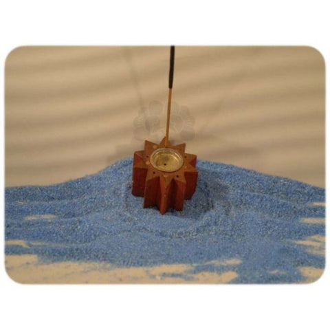 Comprar online INCENSARIO MADERA 10 PUNTAS RADHE de RADHE SHYAM SPIRITUAL SKY. Imagen 1