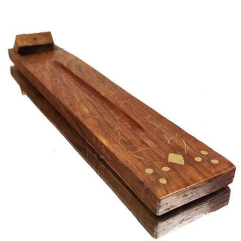 Comprar online INCENSARIO MADERA PLANO ANCHO de RADHE SHYAM SPIRITUAL SKY. Imagen 1