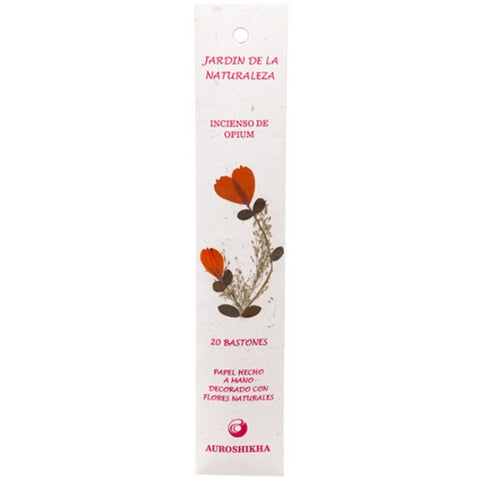 Comprar online INCIENSO JARDIN DE LA NATURALEZA FRAGANCIA OPIUM de AUROSHIKHA. Imagen 1
