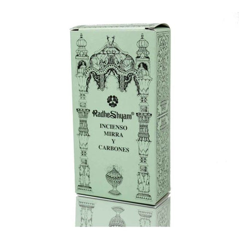 Comprar online INCIENSO MIRRA Y CARBONES RADHE 50 gr de RADHE SHYAM SPIRITUAL SKY. Imagen 1