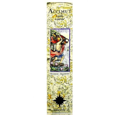 Comprar online INCIENSO STICK ACCIMUT ACUARIO LOTO de RADHE SHYAM SPIRITUAL SKY. Imagen 1