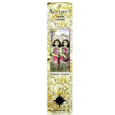 Comprar online INCIENSO STICK ACCIMUT GEMINIS LIMON de RADHE SHYAM SPIRITUAL SKY. Imagen 1